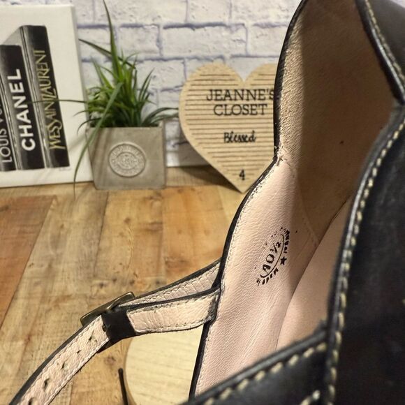 John Fluevog TeaPots Sencha Mary janes black leather size 10.5 - Picture 10 of 14